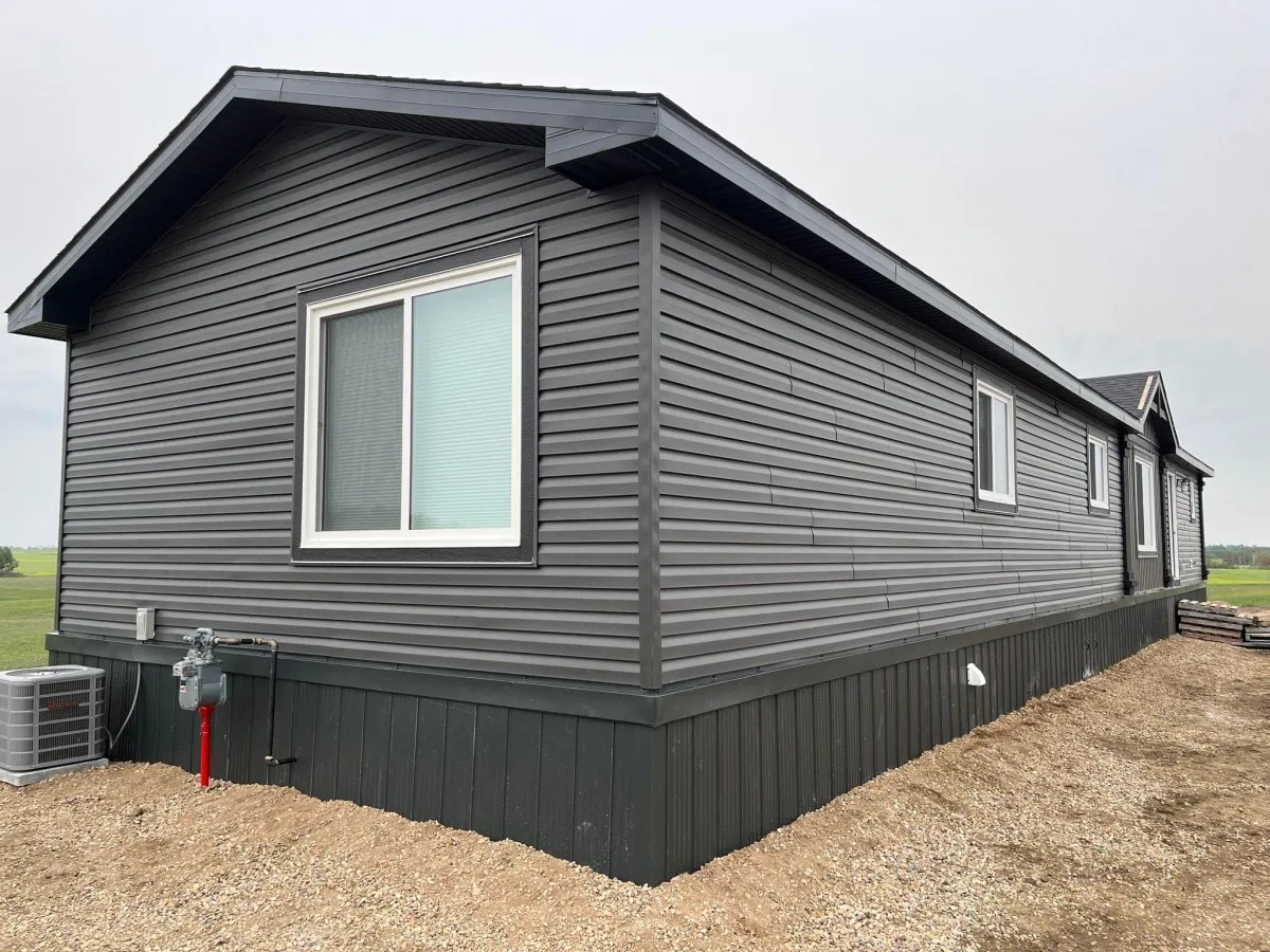 Skirting Installation - Charcoal finish